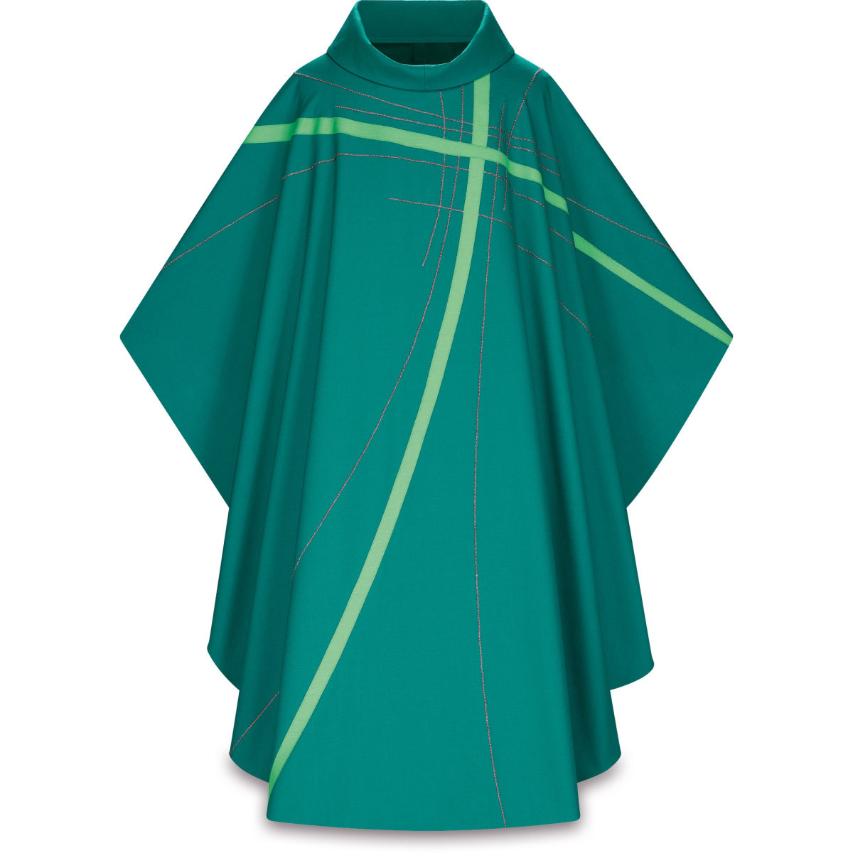 Brugia Chasuble with Linear Cross Design