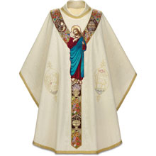 Good Shepherd Chasuble in Ecru