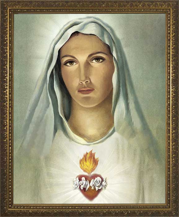 Immaculate Heart of Mary Framed Art