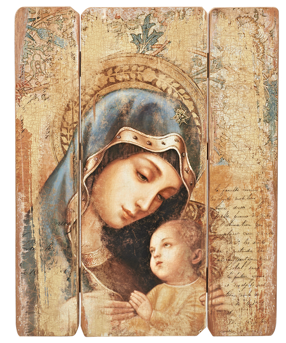 Madonna and Child Wall Plaque