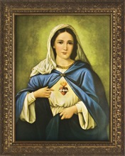 Immaculate Heart of Mary Framed Art