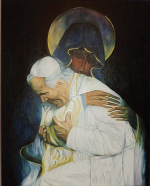 Pope John Paul II & Virgin Mary