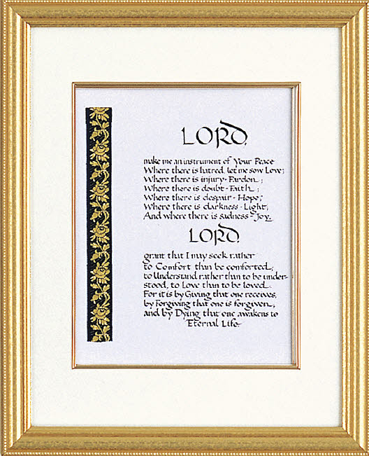 St. Francis Prayer Plaque