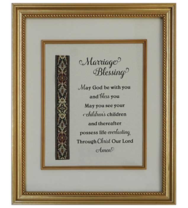 Marriage Blessing Plaque