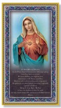 Immaculate Heart of Mary Wood Plaque