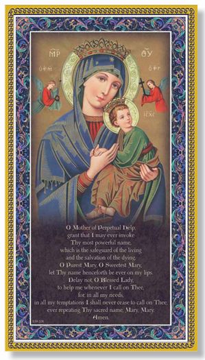 Mother of Perpetual Help Wood Plaque