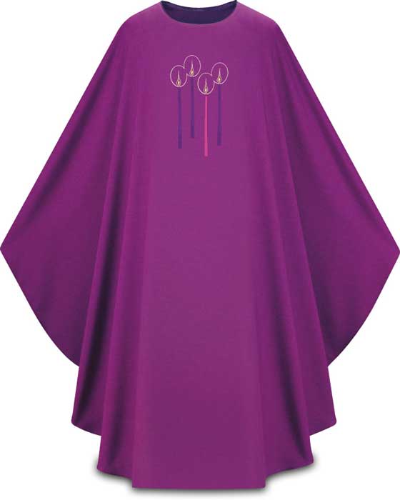 Advent Candle Design Chasuble