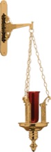 Hanging Sanctuary Lamp with Bracket