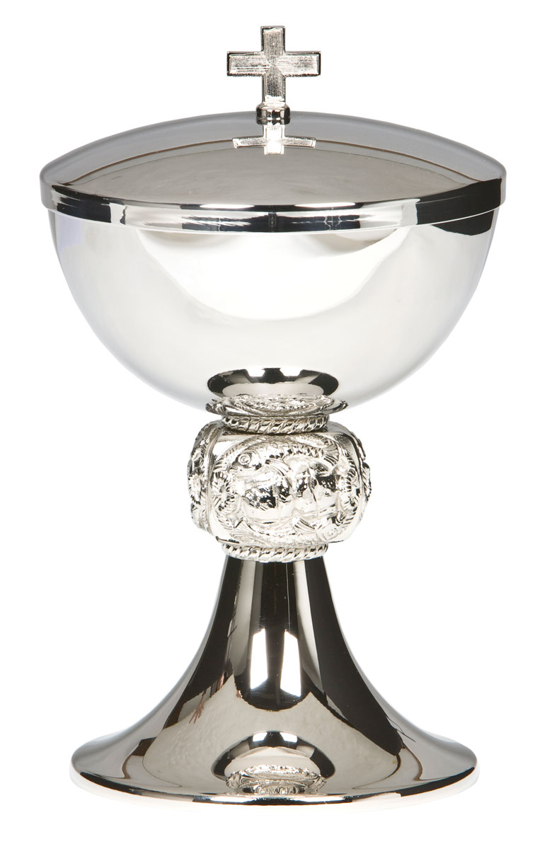 Stainless Steel Ciborium with Lid
