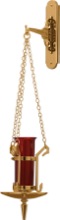 Hanging Sanctuary Lamp with Bracket