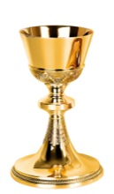 Gold Plated Leaf Design Base Brass Chalice