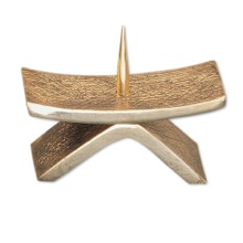 BRASS CANDLESTICK W/SPIKE