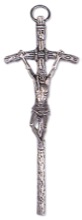 Papal Crucifix Silver or Gold