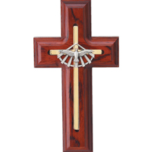 5" Rosewood Finish Cross