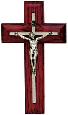 5.5" Wooden Crucifix