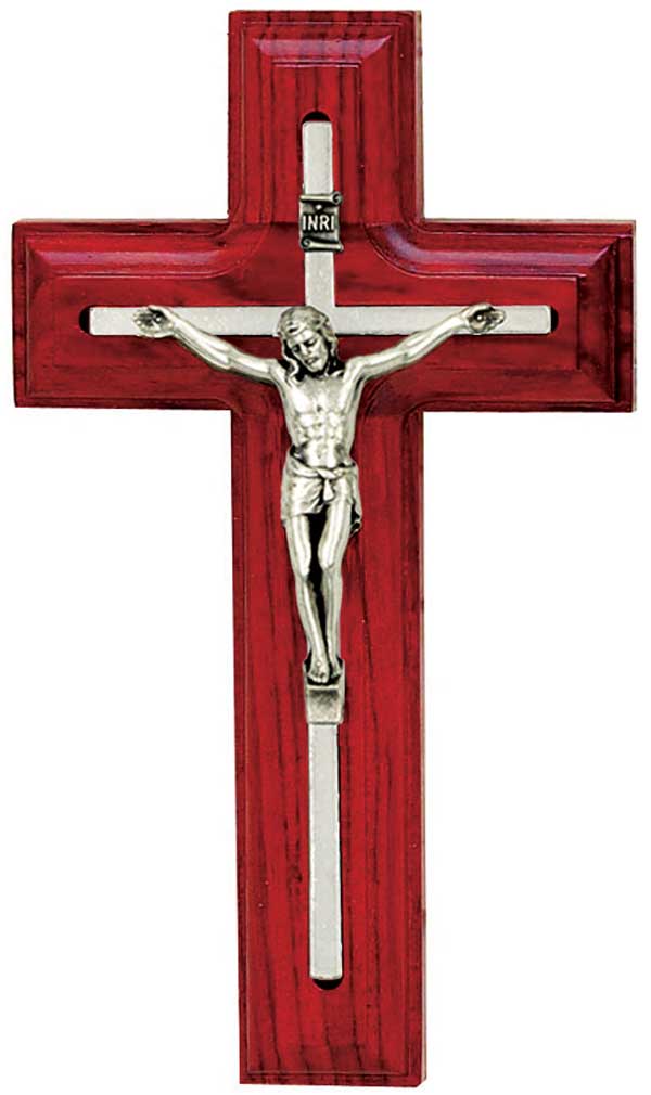 5.5" Wooden Crucifix