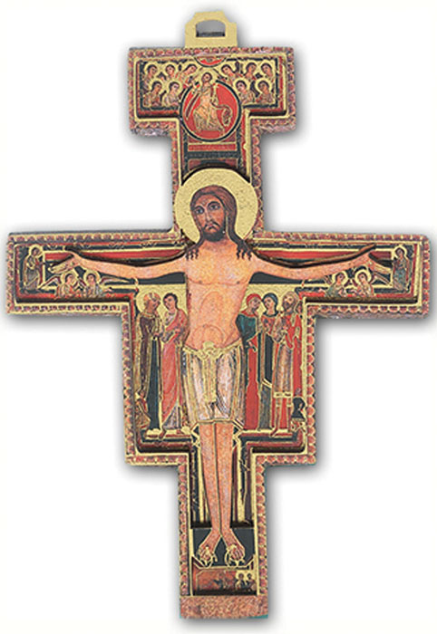 8" San Damiano 3D Wall Crucifix