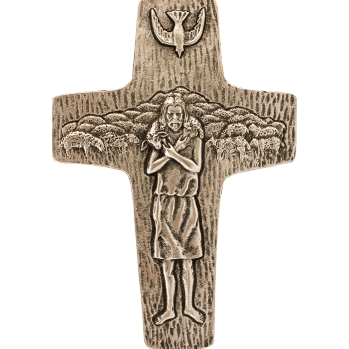 5" Pope Francis Wall Cross