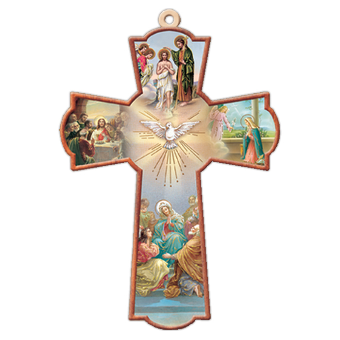 Wood Confirmation Picture Wall Cross