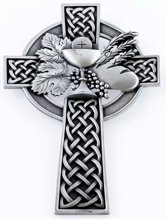 5" Communion Celtic Wall Cross