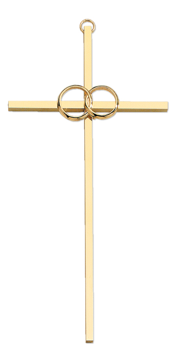 Wedding Ring Wall Cross