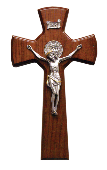 10" St. Benedict Wall Crucifix