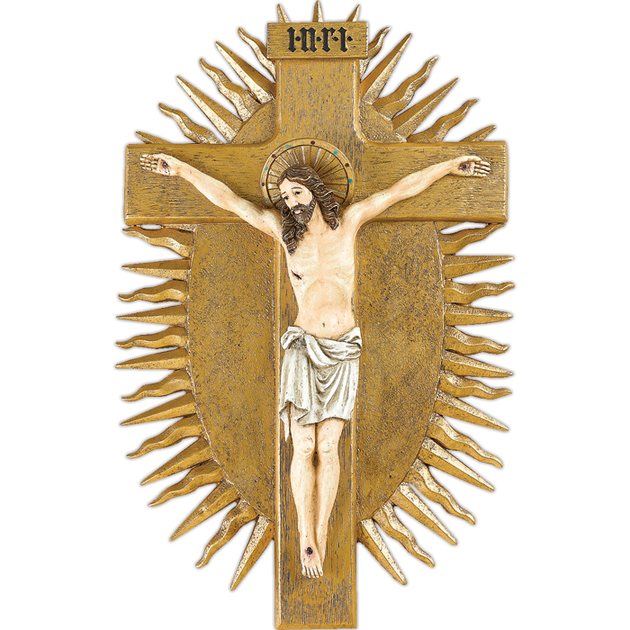 GERO Crucifix 10 1/2". 56-1074. Tonini Church Supply