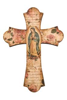 12" Our Lady of Guadalupe Cross