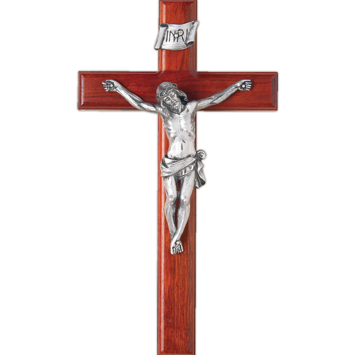 12" Rosewood Crucifix