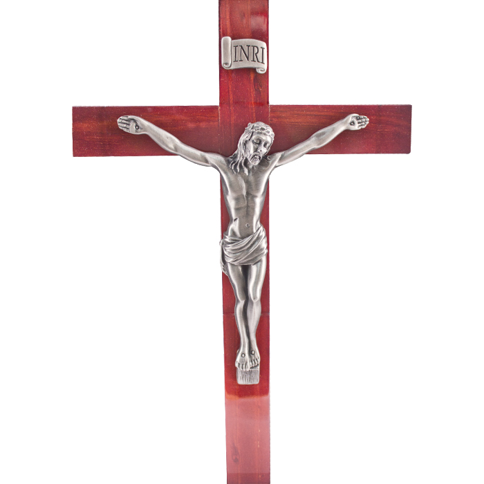 7" Piano Finish Crucifix