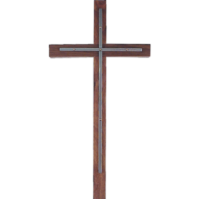 10" Walnut Crucifix