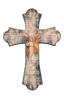 12" Holy Family Cross