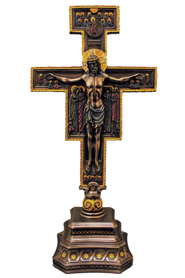 7"X14" San Damian Crucifix