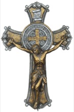 St. Benedict Two Tone Crucifix