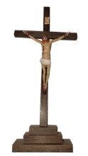 7" Standing Italian Crucifix