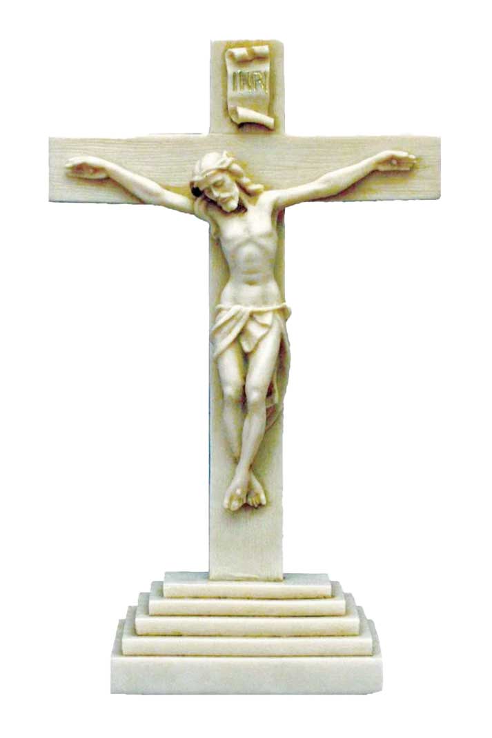 10.5" Standing Crucifix