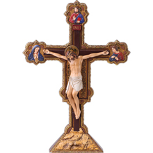 10 1/2" Standing Ognissanti Crucifix