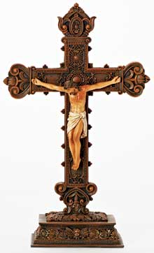 14.5" Standing Crucifix