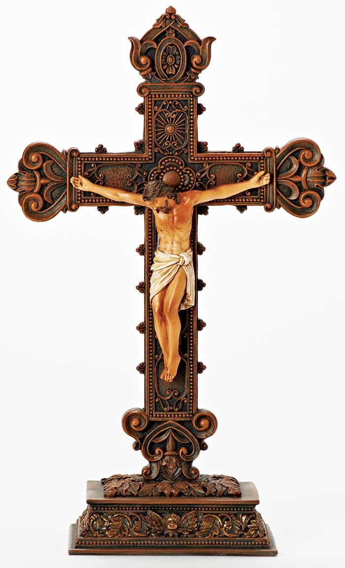 14.5" Standing Crucifix