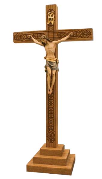 30" Standing Altar Crucifix