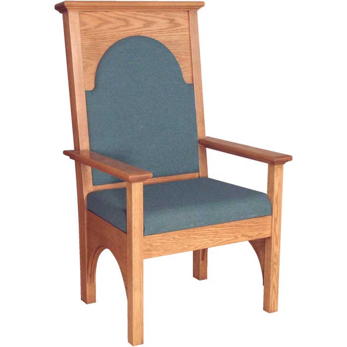 CELEBRANT CHAIR W/UPHOLSTERED