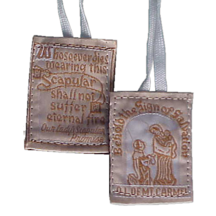 Mt. Carmel Scapular White Cord