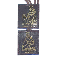 Leather Mount Carmel Scapular