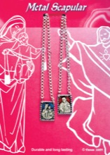 Metal Scapular w/ Enamel Coloring