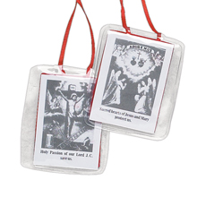 Red Scapular - Laminated