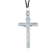 Bright Silver Crucifix