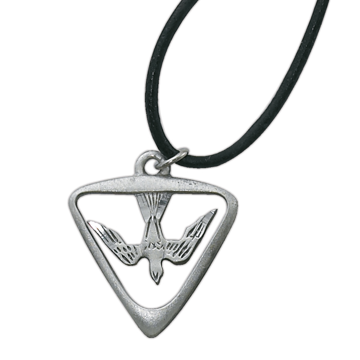 Holy Spirit Dove Pewter Metal