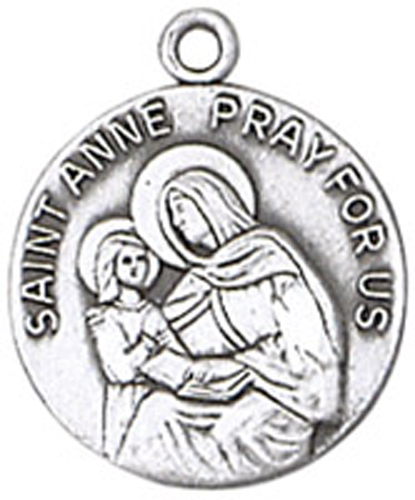 St. Anne Pewter Pendant