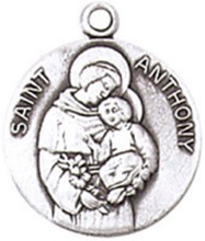 St. Anthony Pewter Pendant