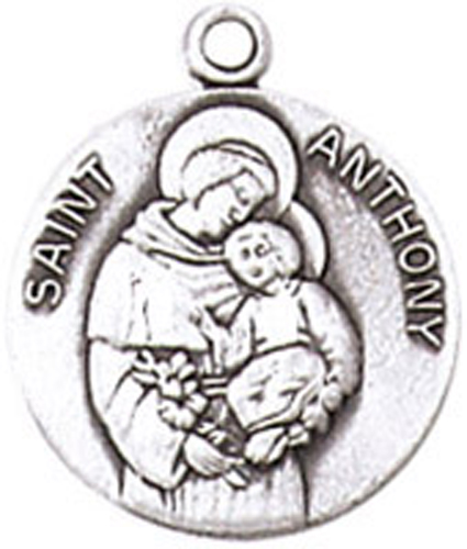 St. Anthony Pewter Pendant